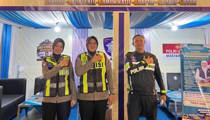 Satlantas Polresta Sumenep Hadirkan Pelayanan Publik Malam Hari di Madura Culture Festival #4 2026