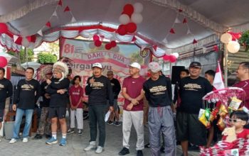 DOORPRIZE BERTABUR! Jalan Sehat Gang Dahlia 2 Margomulyo Ngawi Bikin Warga Tumpah Ruah