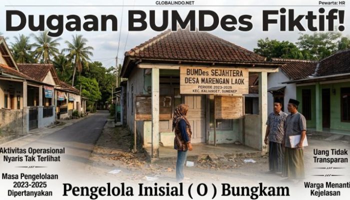 BUMDes Desa Marengan Laok Diduga Fiktif, Pengelola Inisial ( O ) Bungkam