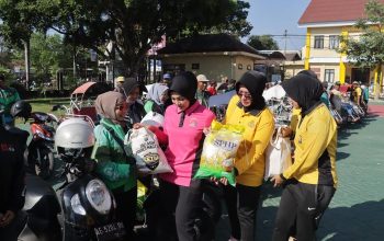 Semarak Hari Polwan ke-78, Polres Magetan Gelar Olahraga Bersama dan Bakti Sosial