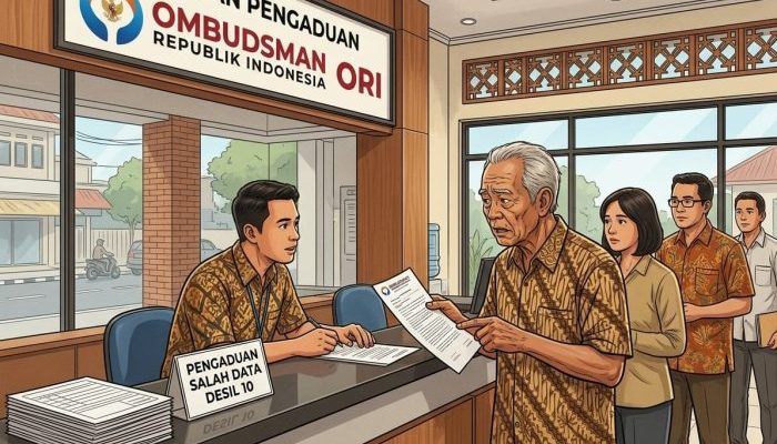 Masuk Desil 10, Warga Desa Masaran Kecamatan Bluto Ambil Langkah Lapor Ke Ombudsman RI