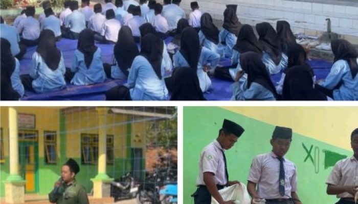 UBAH SAMPAH JADI BERKAH, KKN UA POSKO 39 DAMPINGI SISWA/I PP. ANNUR KELOLA KELESTARIAN LINGKUNGAN.