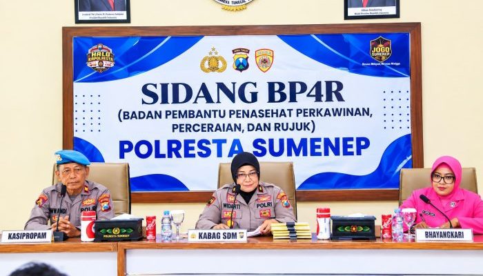 Polresta Sumenep Gelar Sidang BP4R, Wujudkan Kesiapan Personel Menuju Kehidupan Berkeluarga