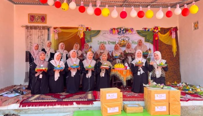 Semarak Maulid Nabi di KB-RA Sumber Mas, KKN UA Posko 17 Hadirkan Lomba Kreasi Tumpeng dan Ceramah Agama
