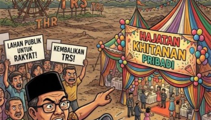 Soroti Alih Fungsi Lahan Eks TRS Menjadi Tempat Hajatan Khitan Pribadi, Eko Gagak Desak Transparansi Aset