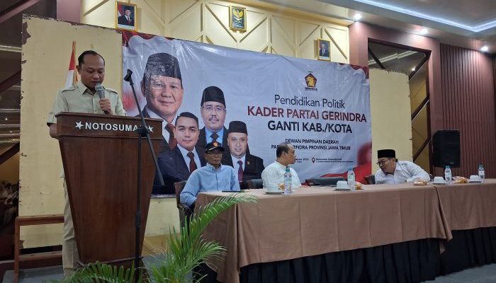 Kader Gerindra Ngawi Khidmat Ikuti Pendidikan Politik, Darmawan Sutanto Tegaskan Konsolidasi Berjenjang