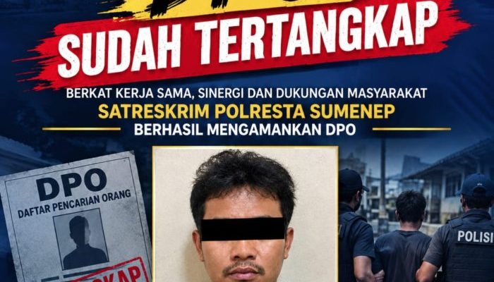 Polresta Sumenep Tangkap Tersangka Penipuan dan/atau Penggelapan Rp200 Juta yang Sempat Masuk DPO