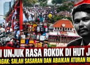 Demo Rokok di HUT Jatim Dinilai Salah Sasaran, Diduga Ditunggangi Bandar Ilegal
