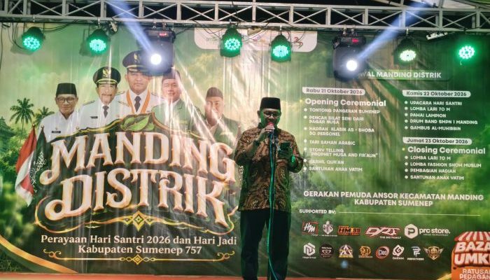 Semarak Hari Santri & Hari Jadi Sumenep, Kecamatan Manding Gelar Rangkaian Kegiatan Dua Hari Penuh