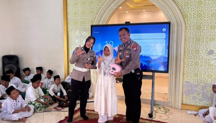 Polisi Sahabat Anak, Satlantas Sumenep Ajak Siswa Paham Aturan Lalu Lintas