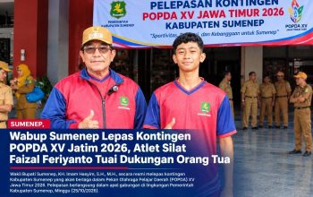 Wakil Bupati Sumenep Resmi Lepas Kontingen POPDA XV Jawa Timur 2026