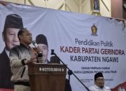 Kader Gerindra Ngawi Khidmat Ikuti Pendidikan Politik, Darmawan Sutanto Tegaskan Konsolidasi Berjenjang