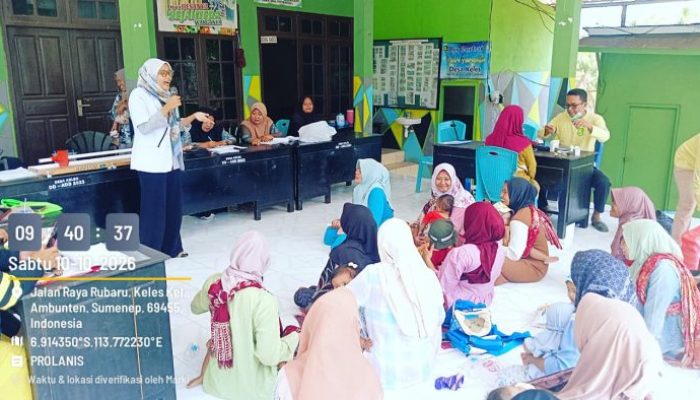 Puskesmas Ambunten Gelar Prolanis di Desa Keles, Dorong Pasien Kronis Rutin Kontrol